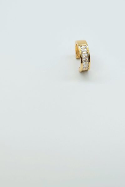Su Yolu Gold Ear Cuff ( Kıkırdak Küpe )