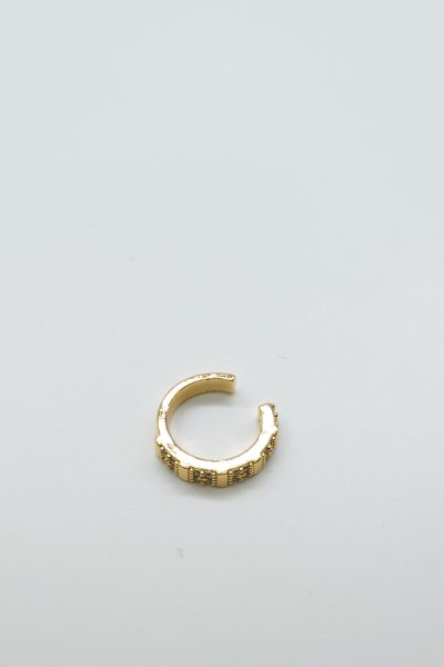 Alternative view of Zirkon Taşlı Gold Ear Cuff ( Kıkırdak Küpe )