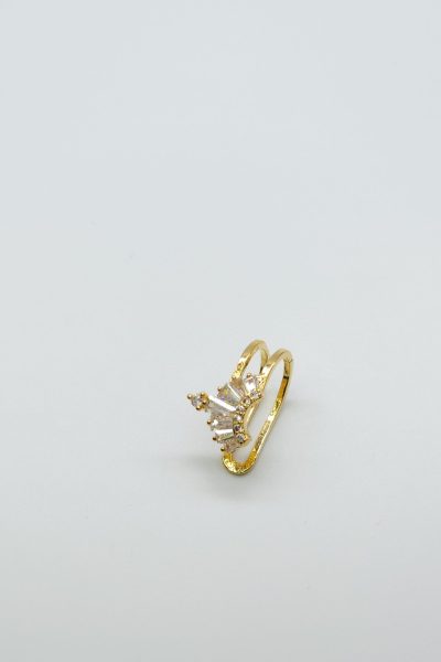 Prenses Tacı Ear Cuff ( Kıkırdak Küpe )