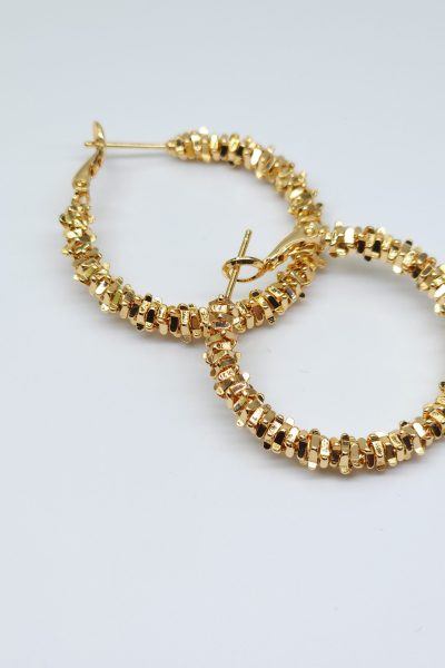 Gold Halka Küpe