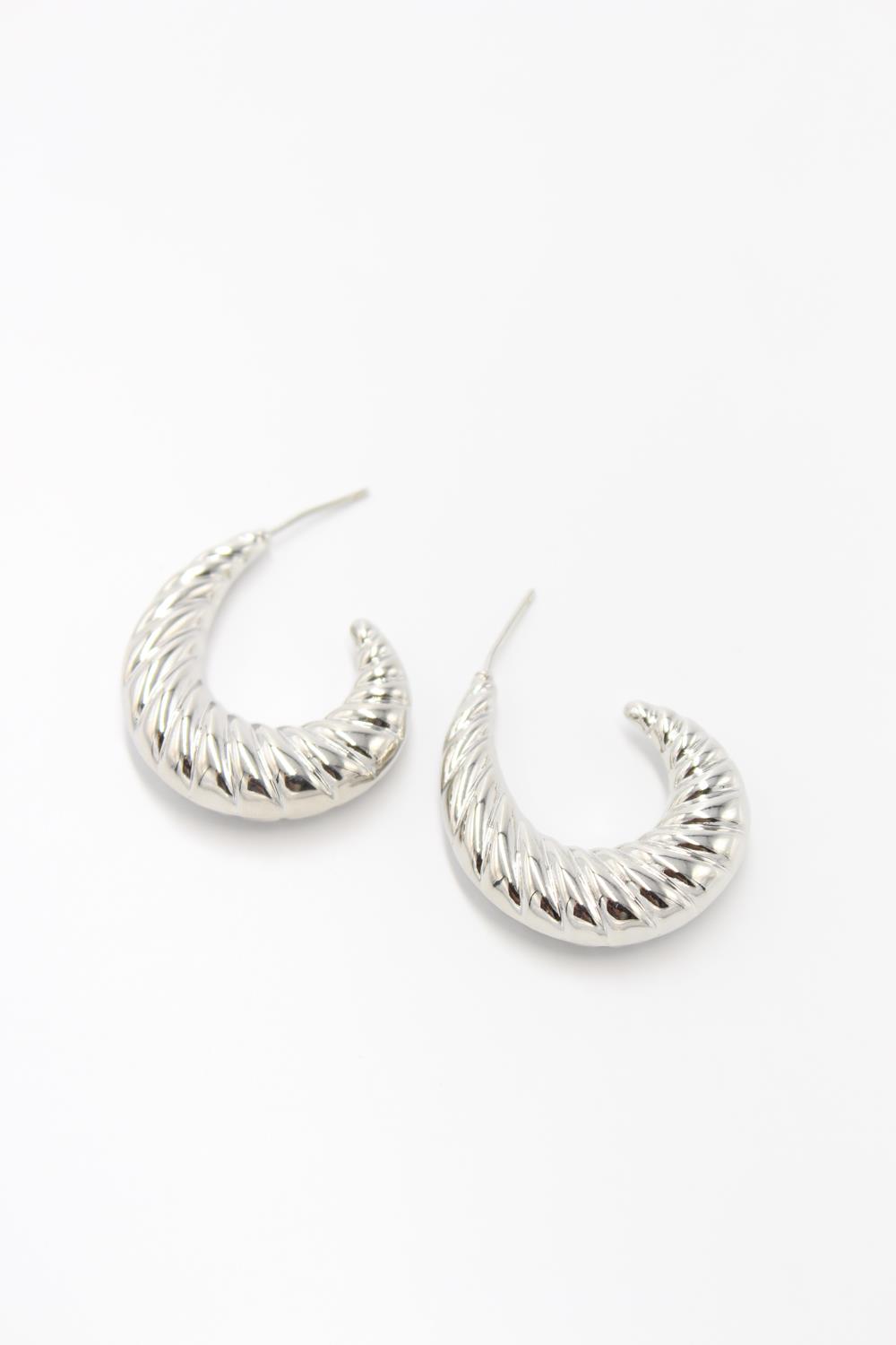 Silver Burgu Küpe