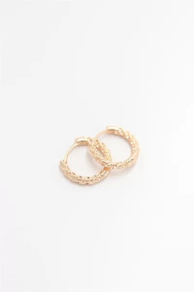 Gold Halka Küpe