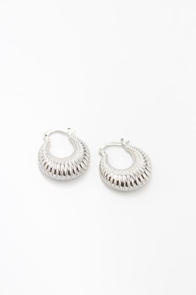 Burgu Bombeli Silver Küpe