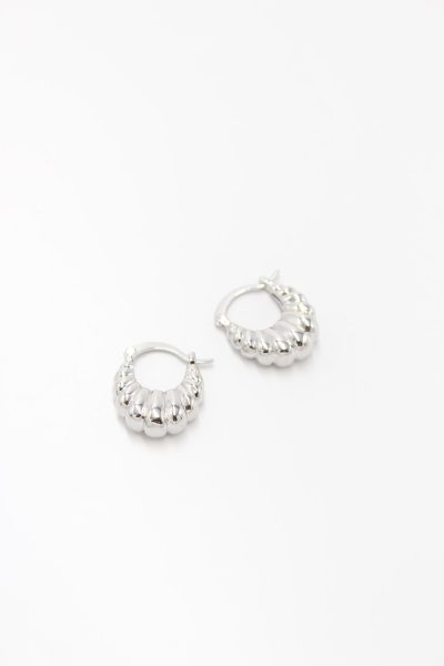 Mini Silver Bomb Küpe